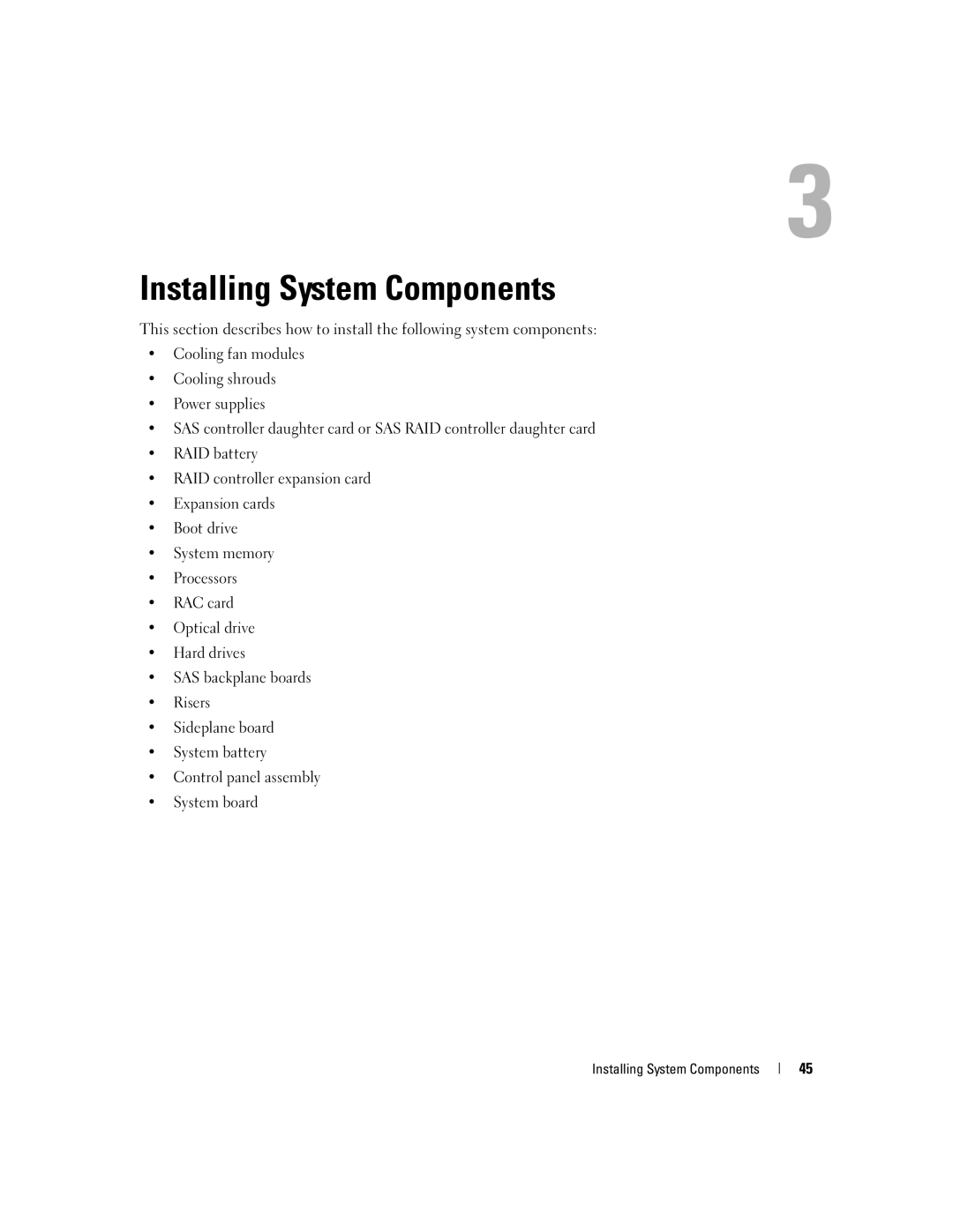 Dell 1950 owner manual Installing System Components 