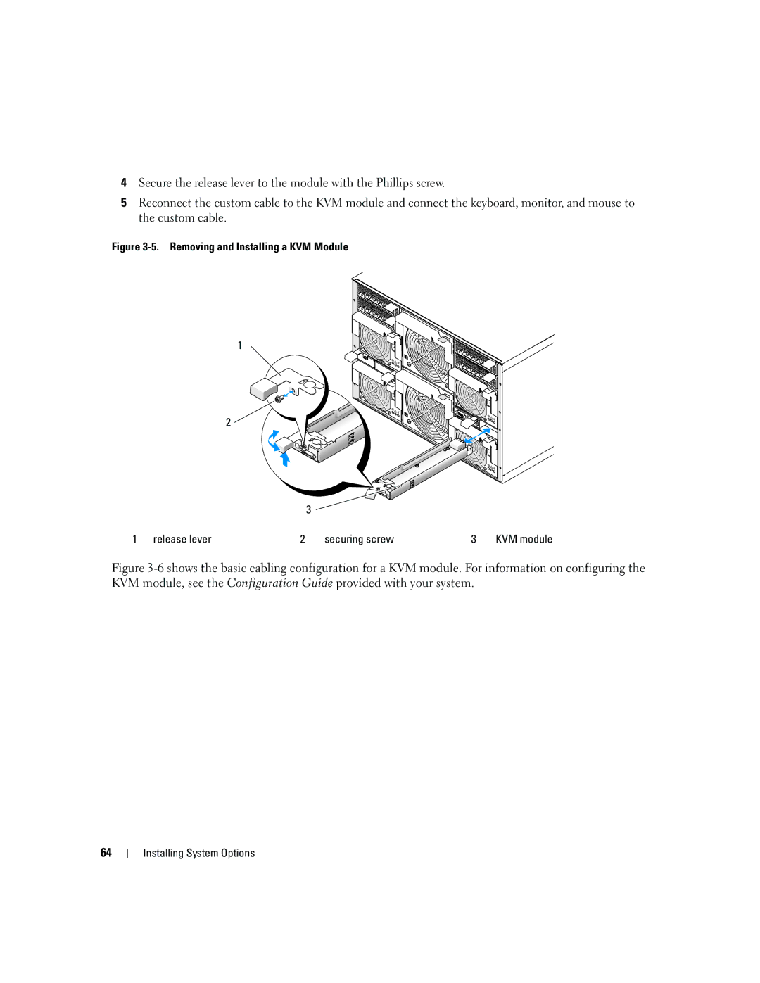 Dell 1955 owner manual KVM module 