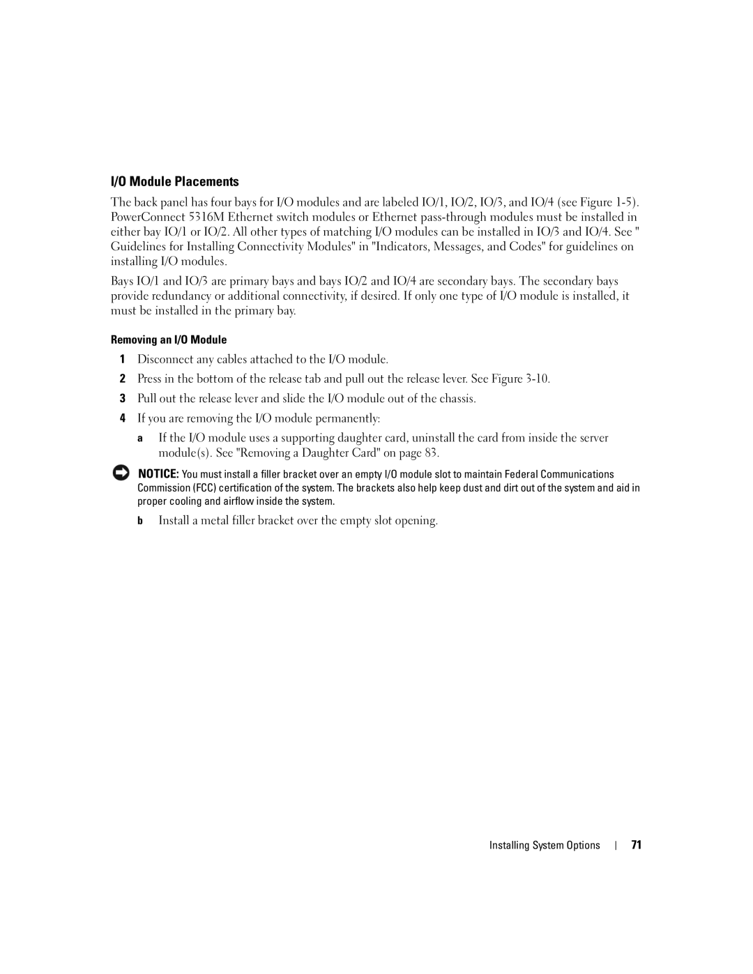 Dell 1955 owner manual Module Placements 