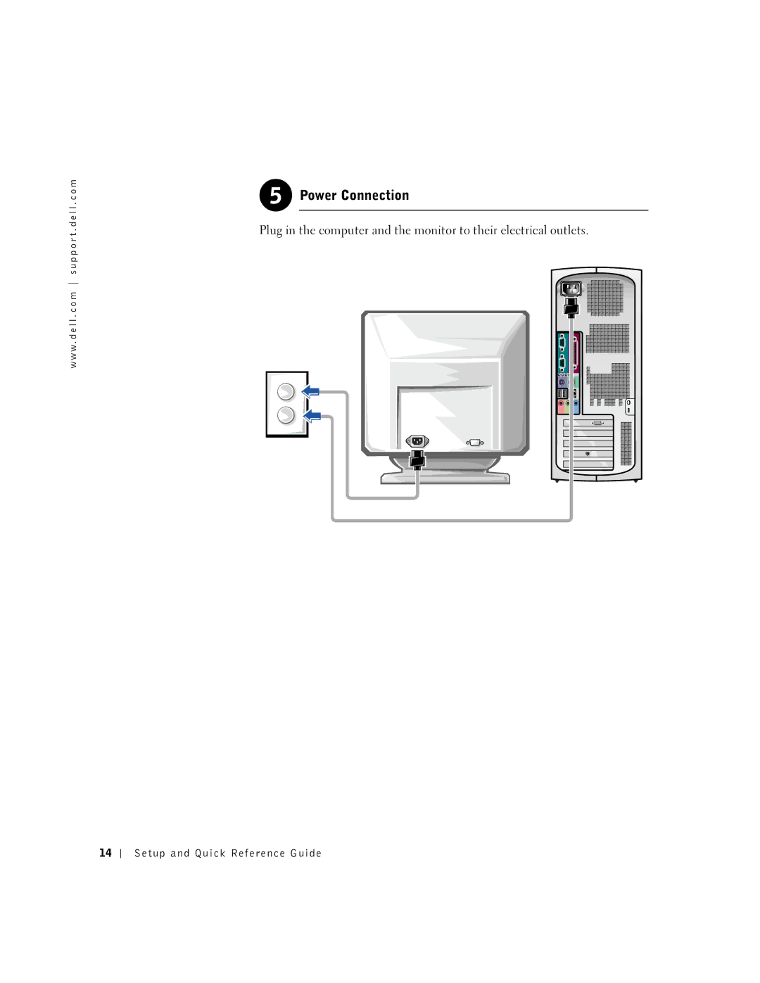 Dell 1G155 manual Power Connection 