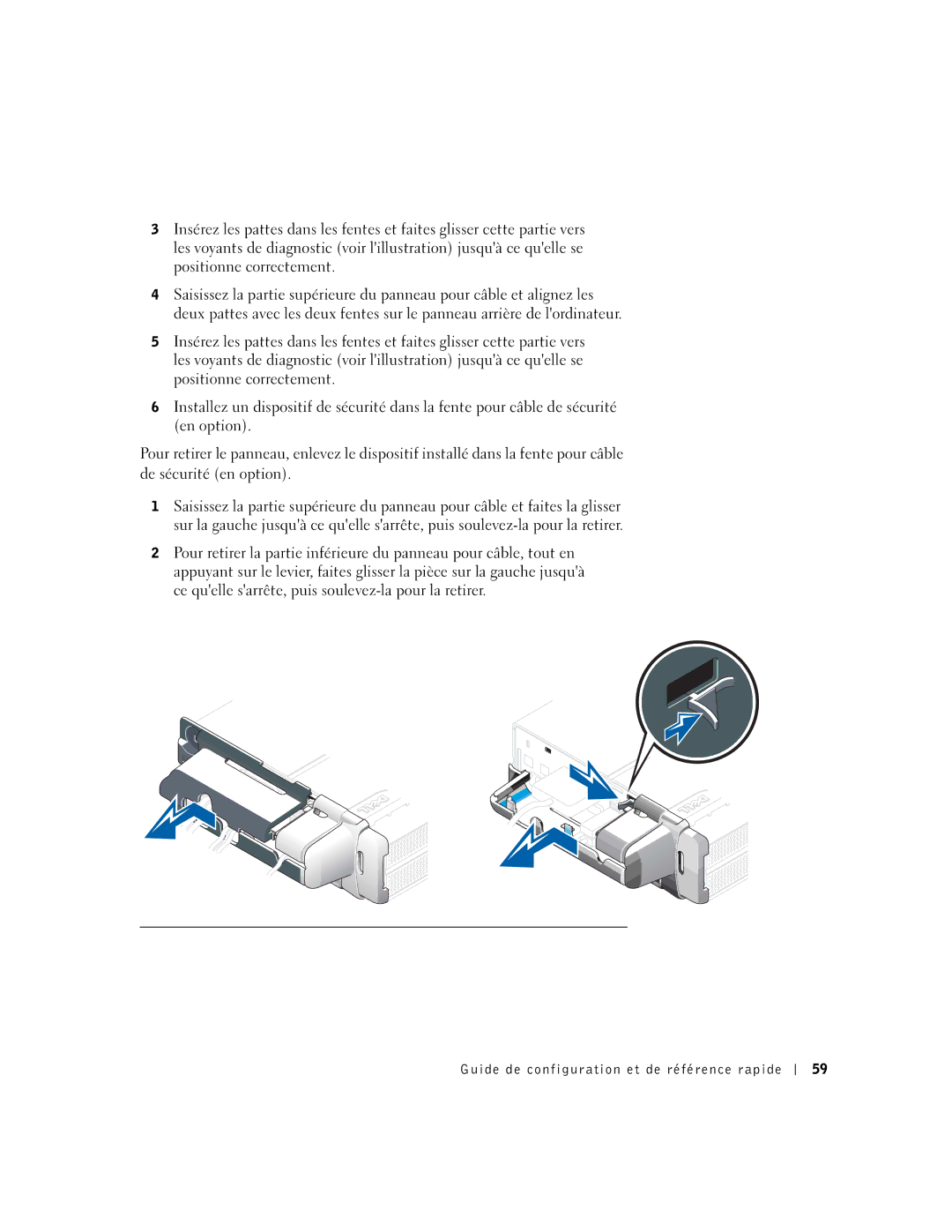 Dell 1U919 manual Guide de configuration et de référence rapide 