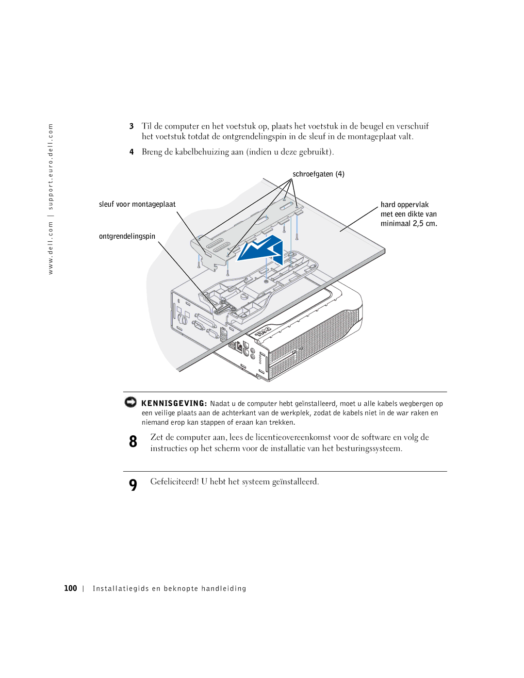 Dell 1U920 manual Gefeliciteerd! U hebt het systeem geïnstalleerd 