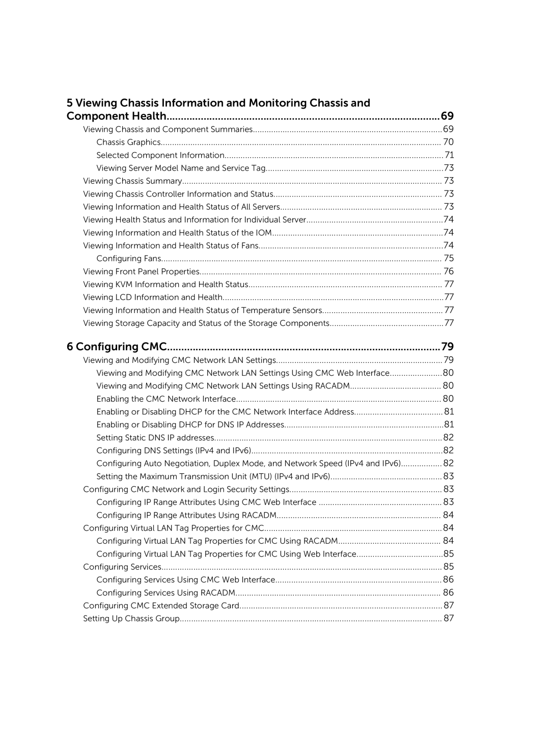 Dell 2 manual Configuring CMC, Viewing and Modifying CMC Network LAN Settings 