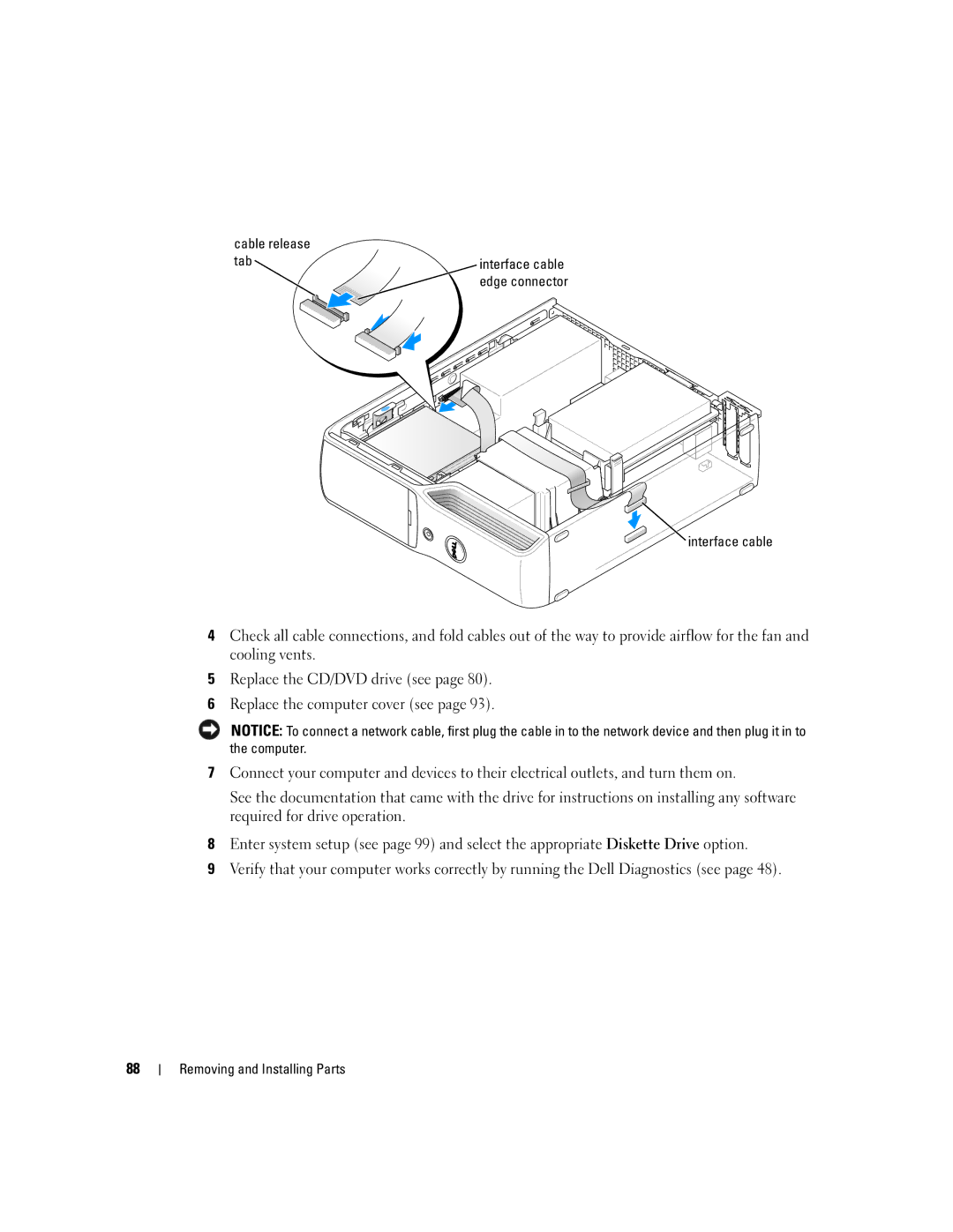 Dell 200 owner manual Removing and Installing Parts 