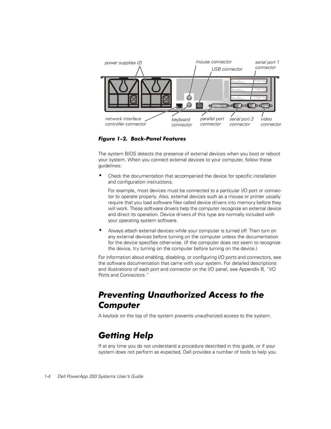 Dell manual Dell PowerApp 200 Systems User’s Guide 