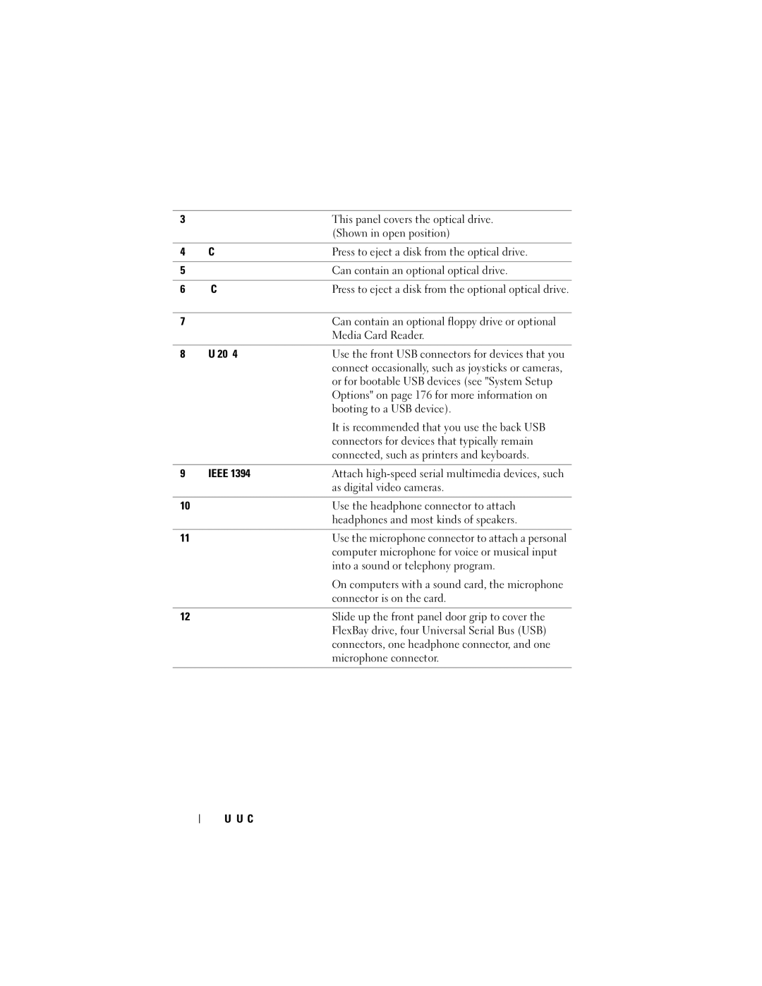 Dell 200 owner manual Can contain an optional optical drive, Optional CD/DVD eject 