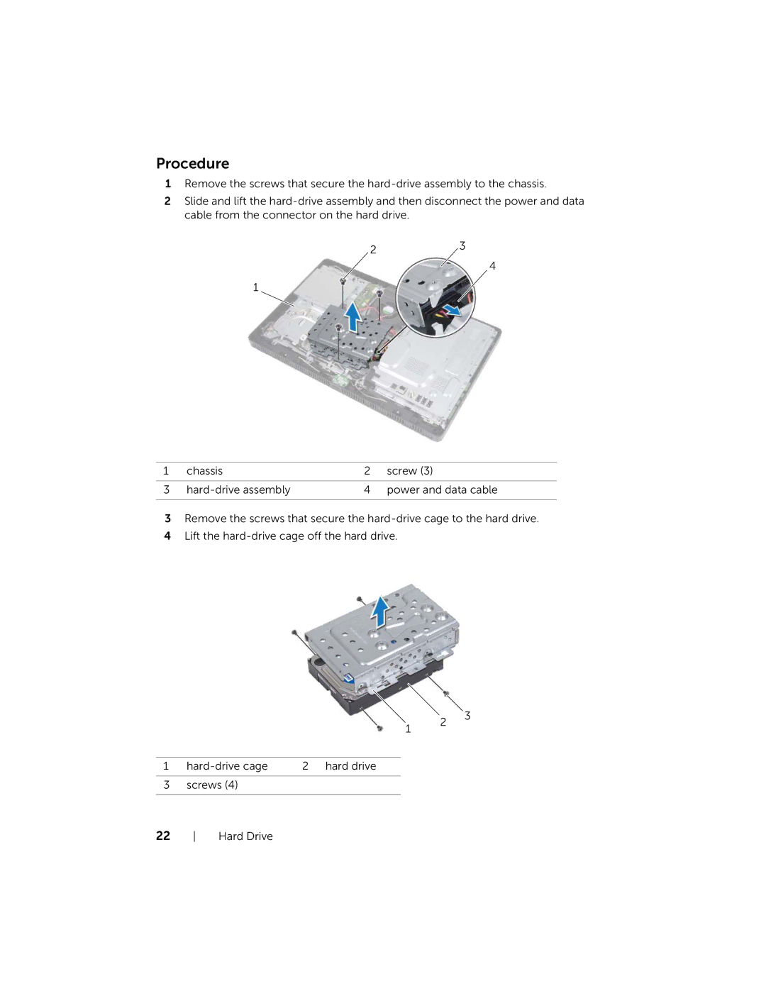 Dell 2020, W06B owner manual Procedure 