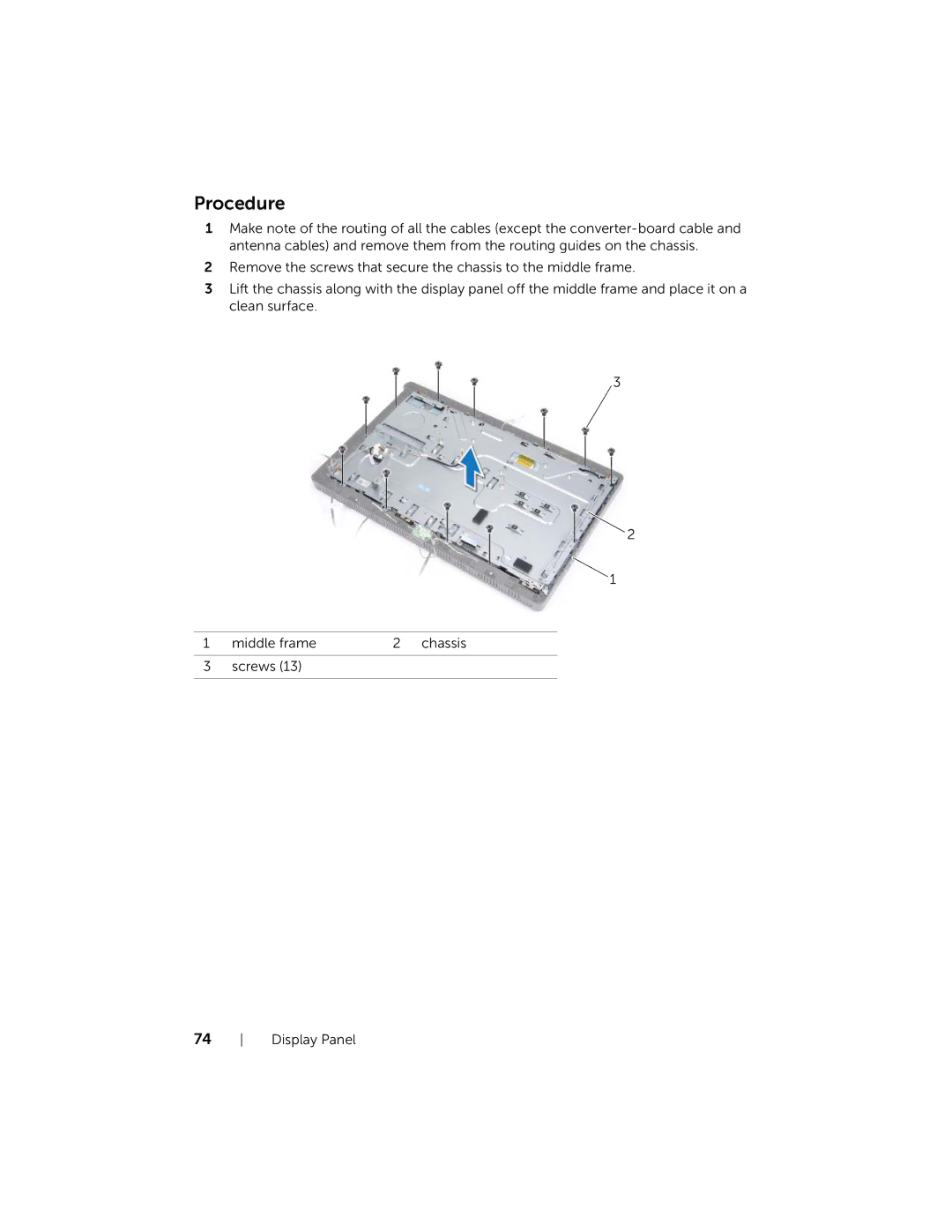 Dell 2020, W06B owner manual Procedure 