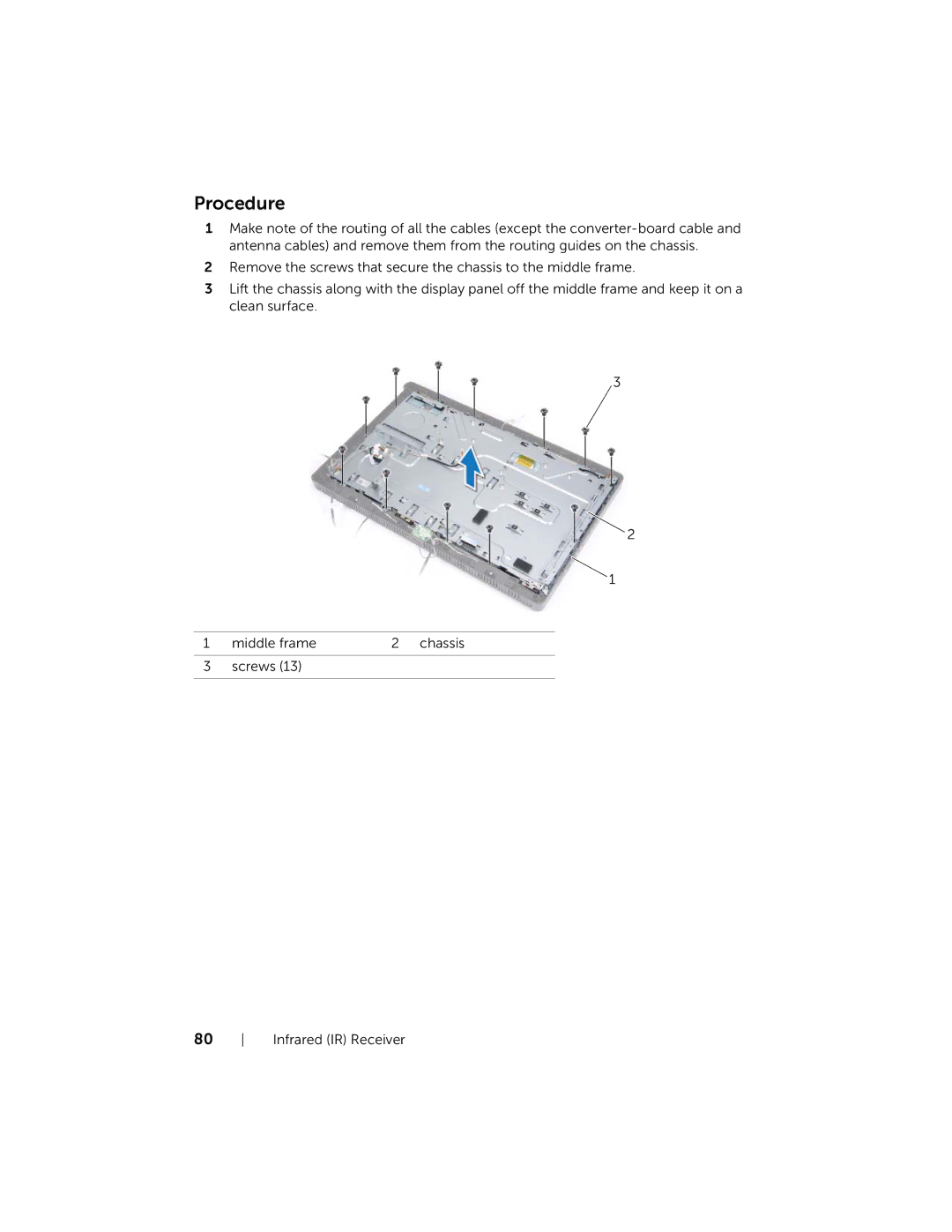 Dell 2020, W06B owner manual Procedure 