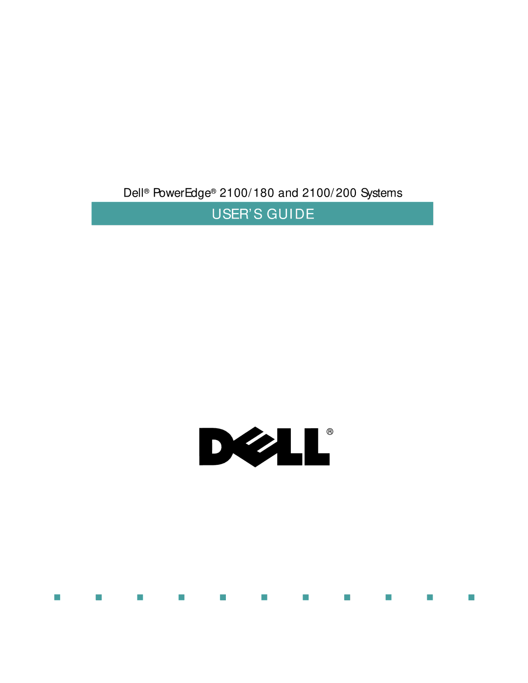 Dell 2100/200, 2100/180 manual USER’S Guide 