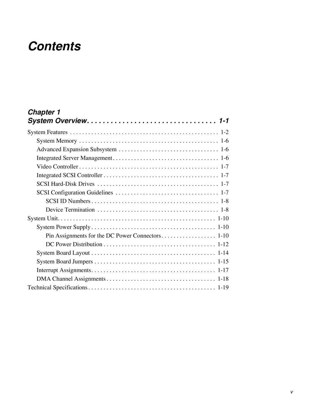 Dell 2100/180 service manual Contents 