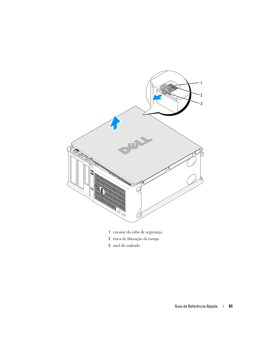 Dell 210L manual Guia de Referência Rápida 