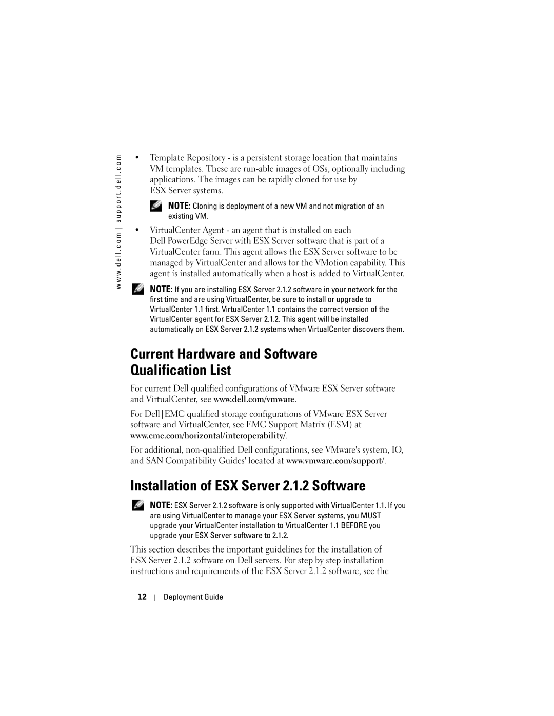 Dell 2.12 manual Deployment Guide 