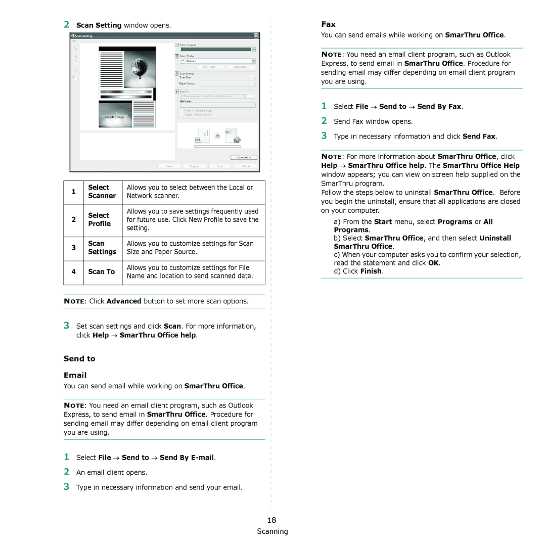 Dell 2145cn manual Send to, Fax 