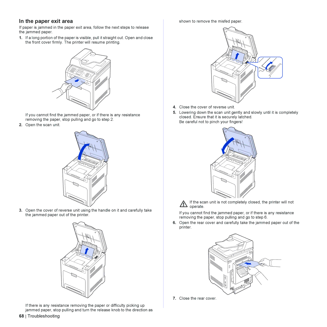 Dell 2145cn manual Paper exit area 