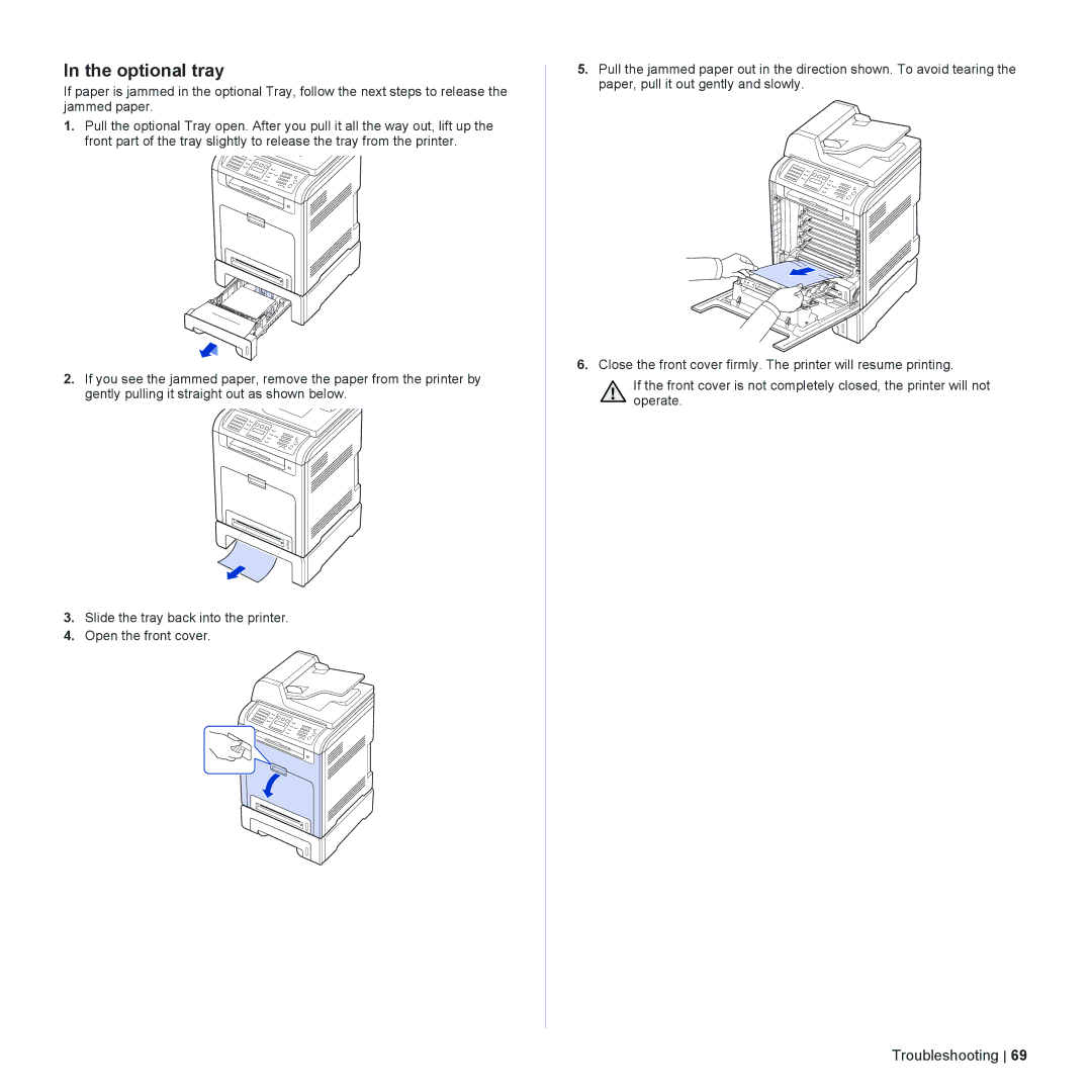 Dell 2145cn manual Optional tray 