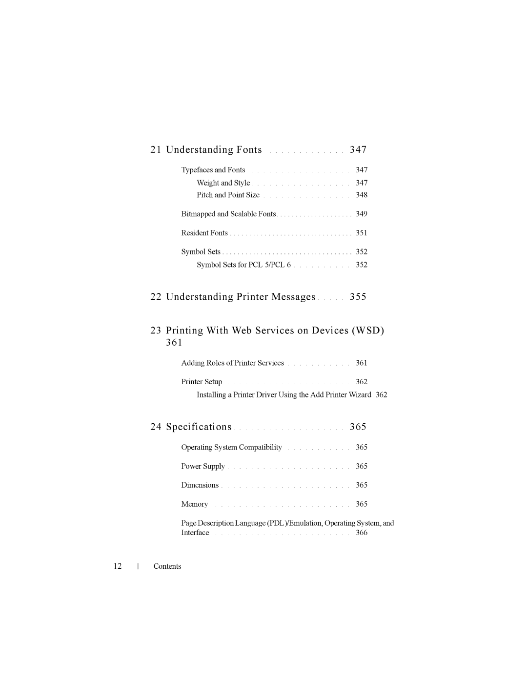 Dell 2150cn manual Understanding Fonts 