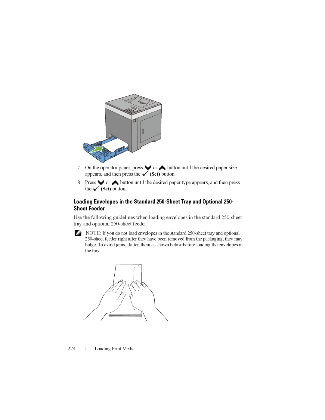 Dell 2150cn manual Loading Print Media 