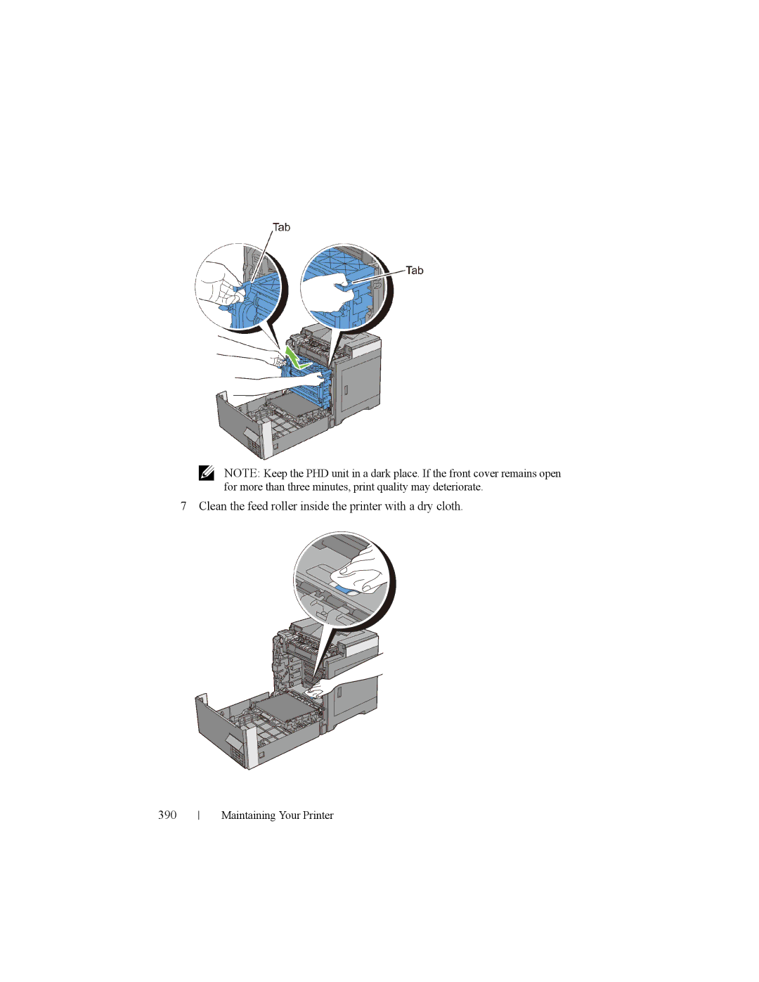 Dell 2150cn manual Maintaining Your Printer 