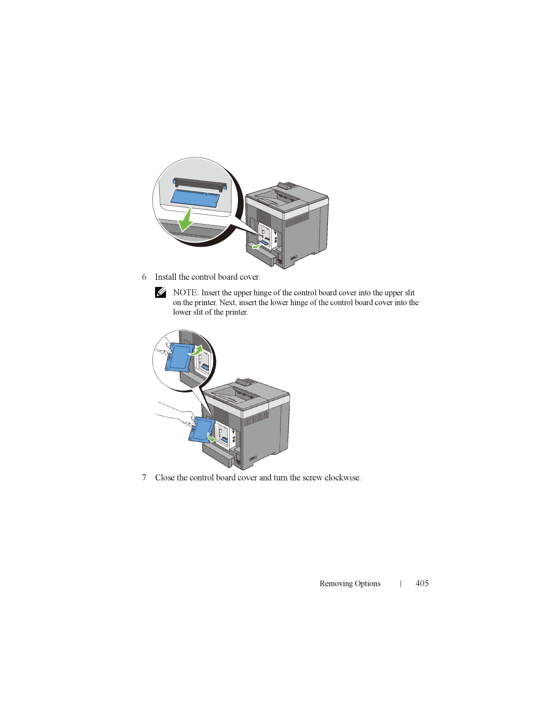 Dell 2150cn manual 405 