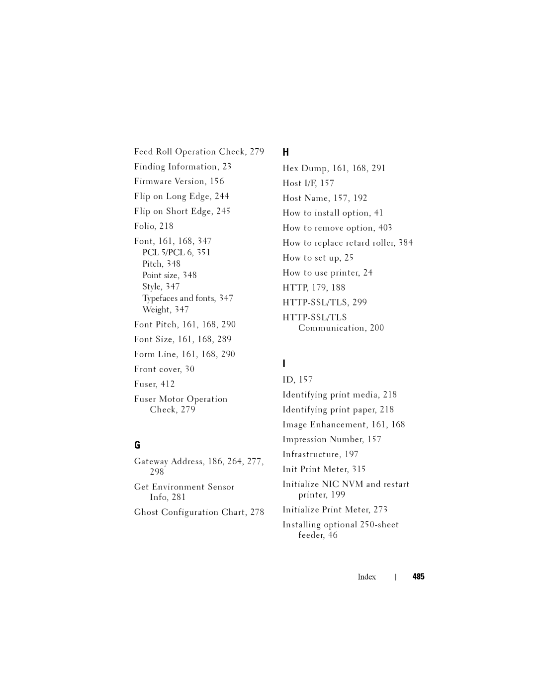 Dell 2150cn manual 485 