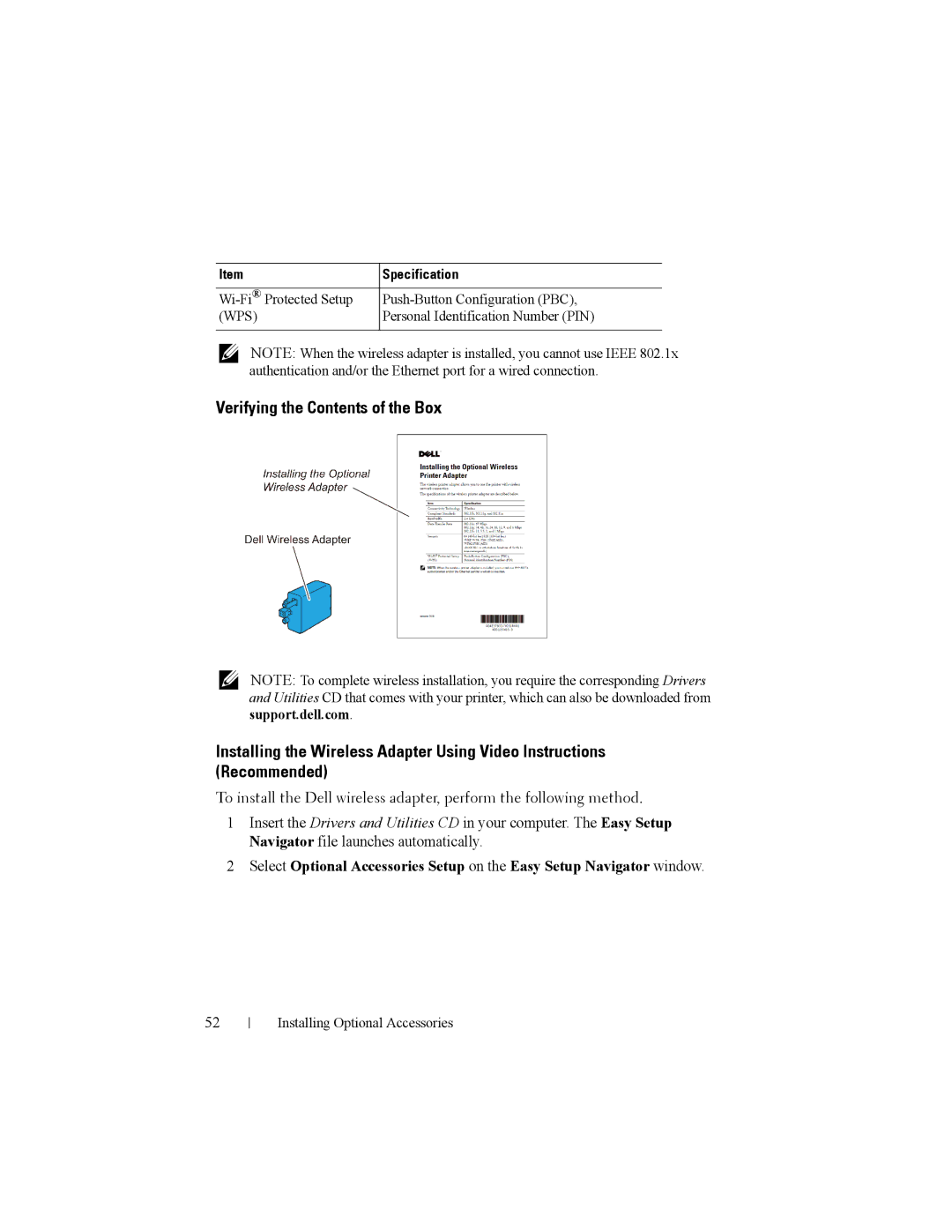 Dell 2150cn manual Wps 