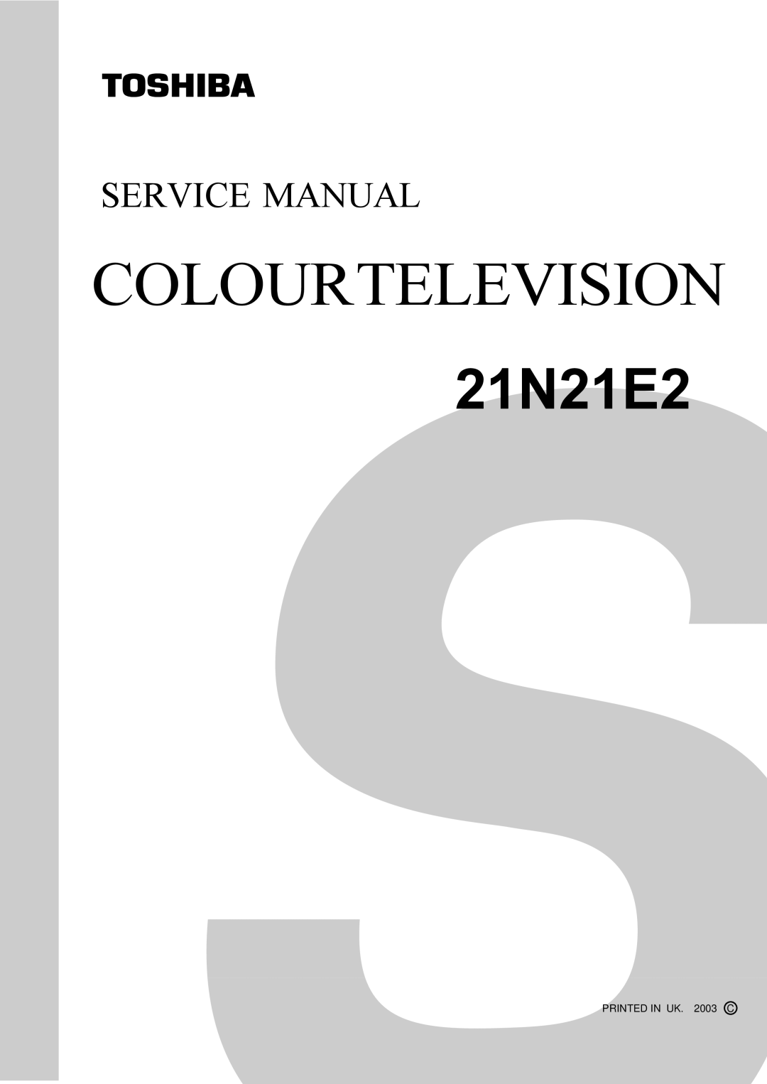 Dell 21N21E2 service manual Colourtelevision 