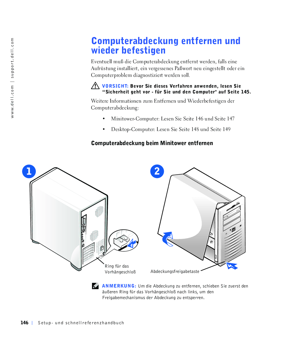 Dell 4390398 RPSXWHUDEGHFNXQJEHLP0LQLWRZHUHQWIHUQHQ, Rpsxwhusureohpgldjqrvwllhuwzhughqvroo, Rpsxwhudeghfnxqj, 5LQJIUGDV 