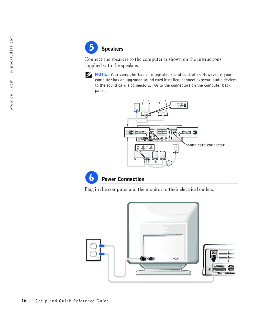 Dell 4390398, 220 Systems manual 6SHDNHUV, Sdqho Vrxqgfdugfrqqhfwru 