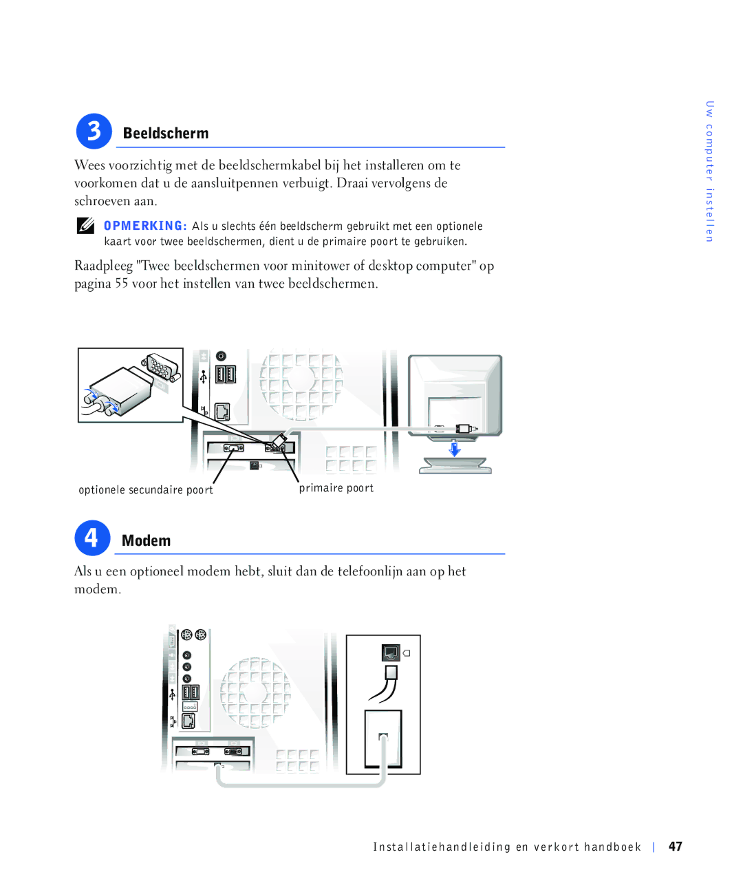 Dell 220 Systems, 4390398 manual Hhogvfkhup, Prghp, 2305.,1*$OVXVOHFKWVppQEHHOGVFKHUPJHEUXLNWPHWHHQRSWLRQHOH 