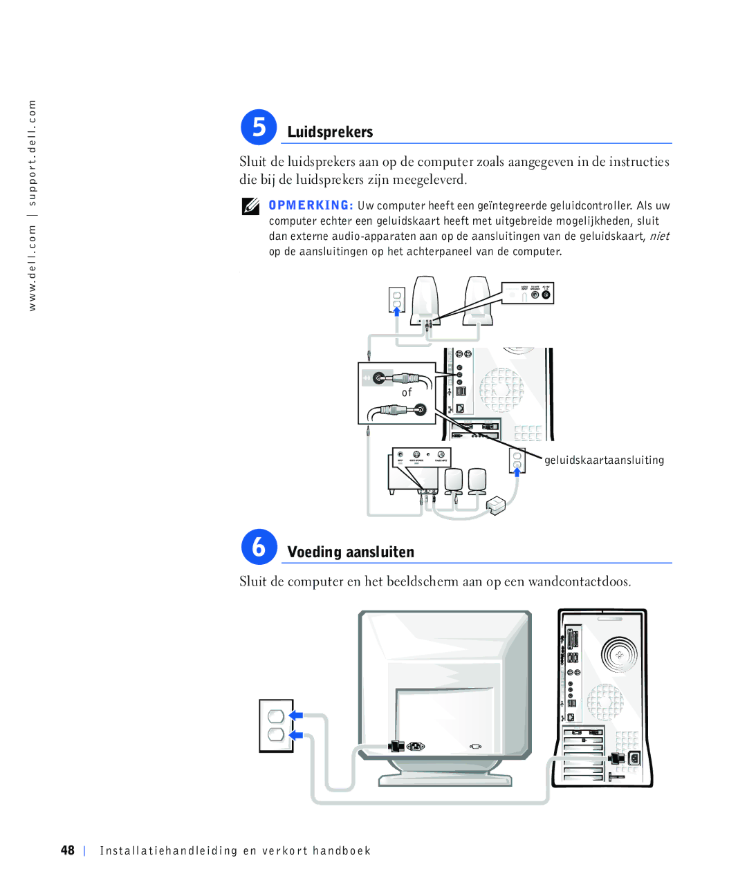 Dell 4390398, 220 Systems manual Xlgvsuhnhuv, 9RHGLQJDDQVOXLWHQ, 6OXLWGHFRPSXWHUHQKHWEHHOGVFKHUPDDQRSHHQZDQGFRQWDFWGRRV 