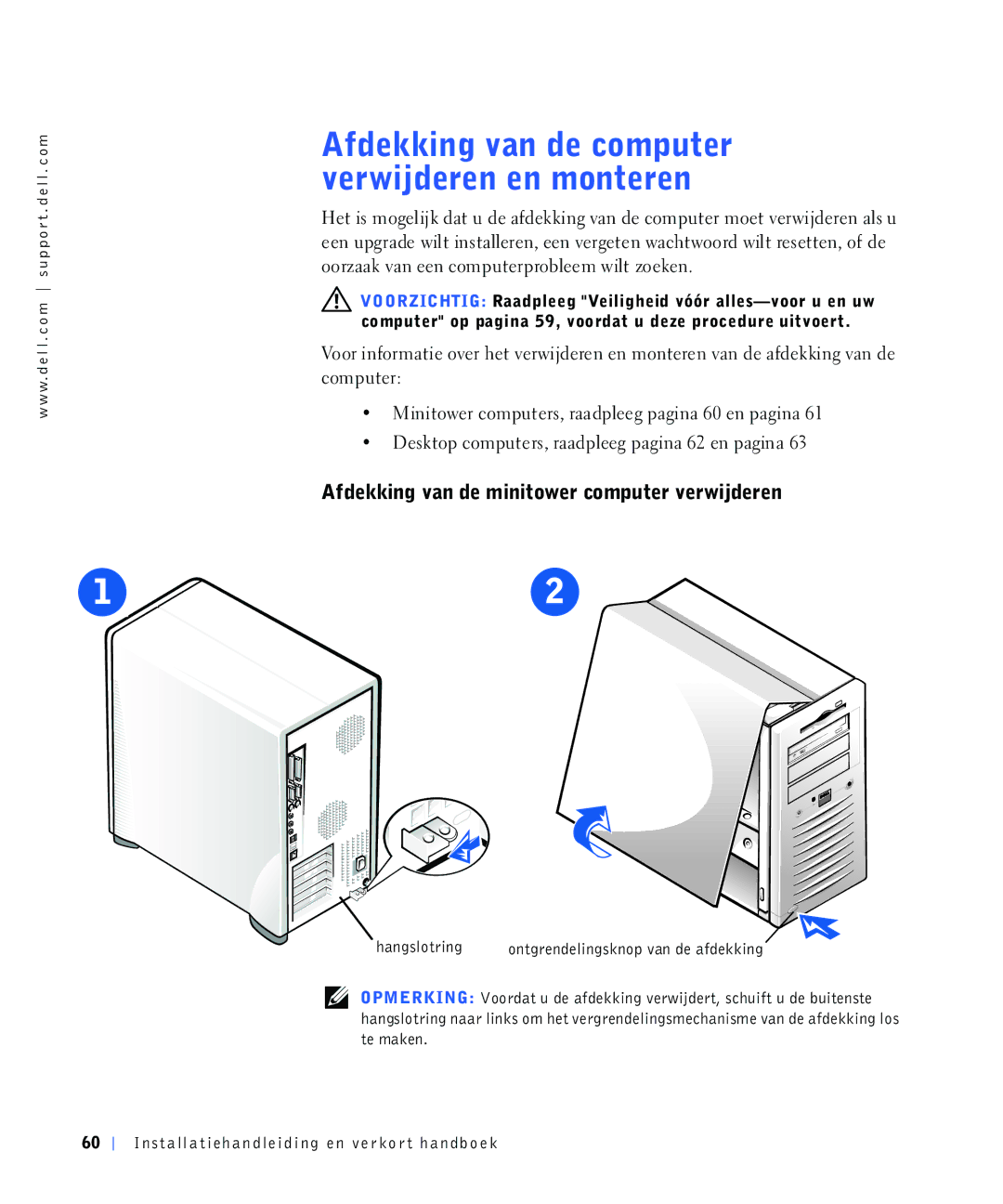 Dell 4390398, 220 Systems manual $IGHNNLQJYDQGHFRPSXWHU Yhuzlmghuhqhqprqwhuhq, $Ighnnlqjydqghplqlwrzhufrpsxwhuyhuzlmghuhq 