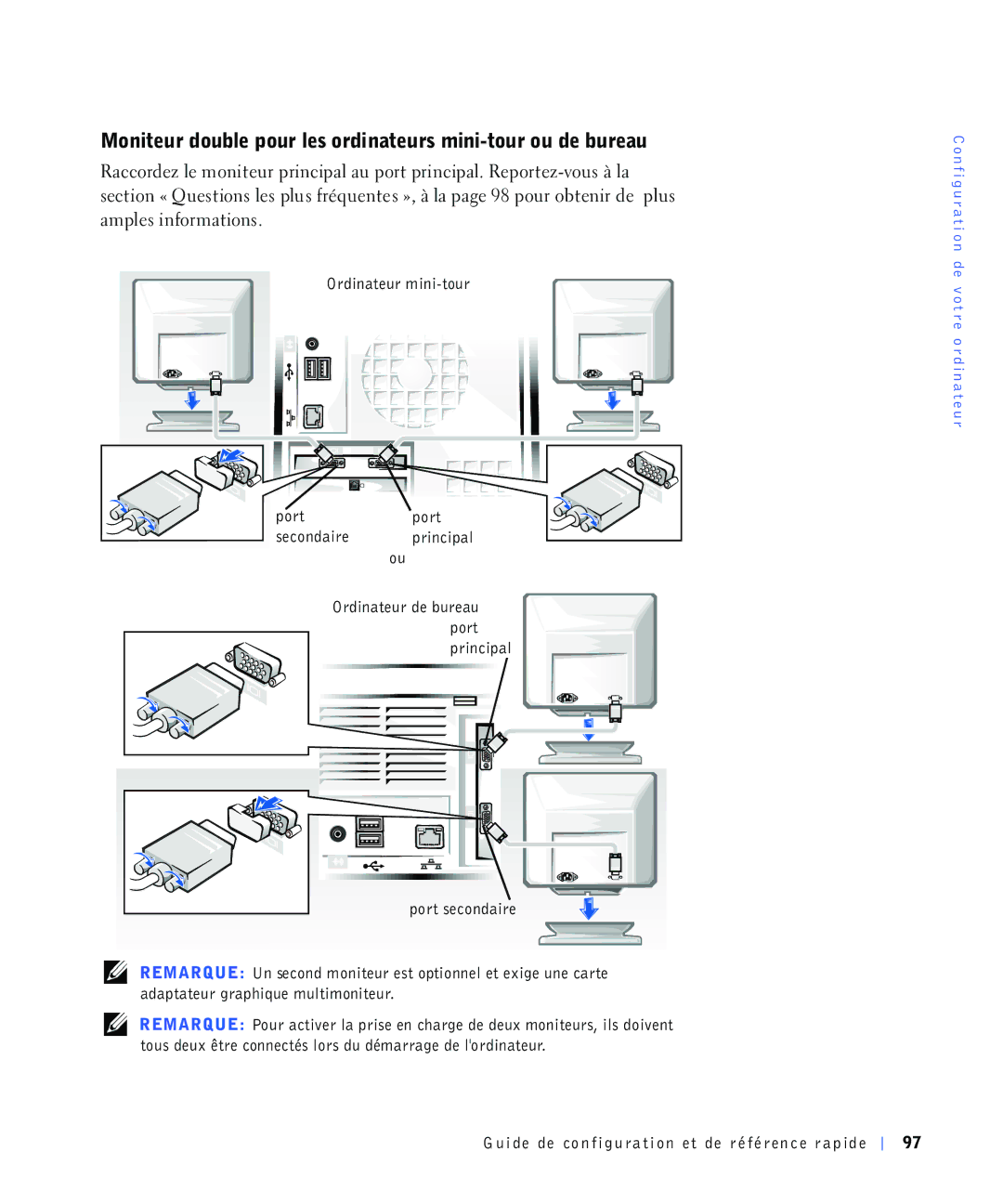 Dell 220 Systems, 4390398 manual Dpsohvlqirupdwlrqv, 2UGLQDWHXUPLQLWRXU Sruw, Vhfrqgdluh 