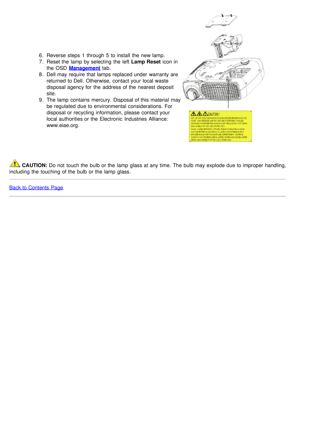 Dell 2200MP specifications Back to Contents 