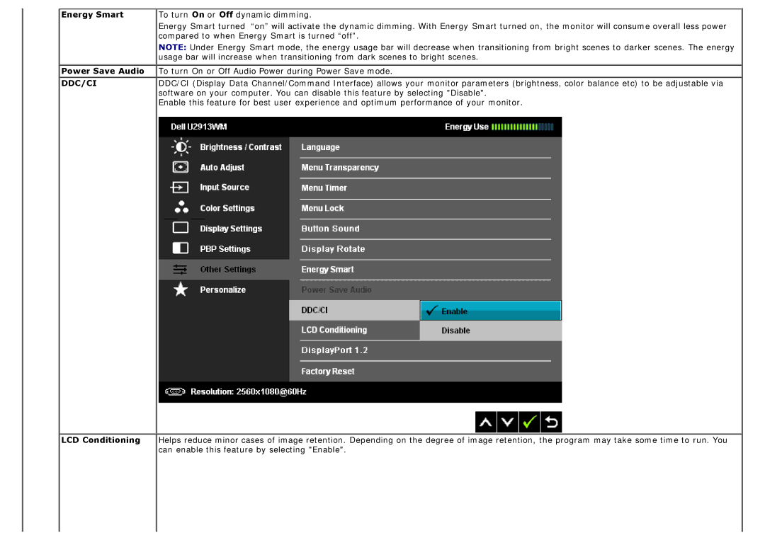 Dell 225-4201 manual Energy Smart, Power Save Audio 