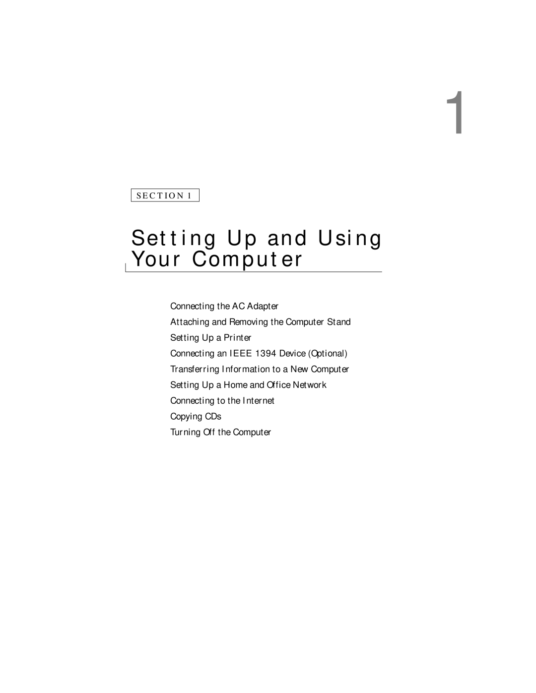 Dell 2300C manual Setting Up and Using Your Computer 