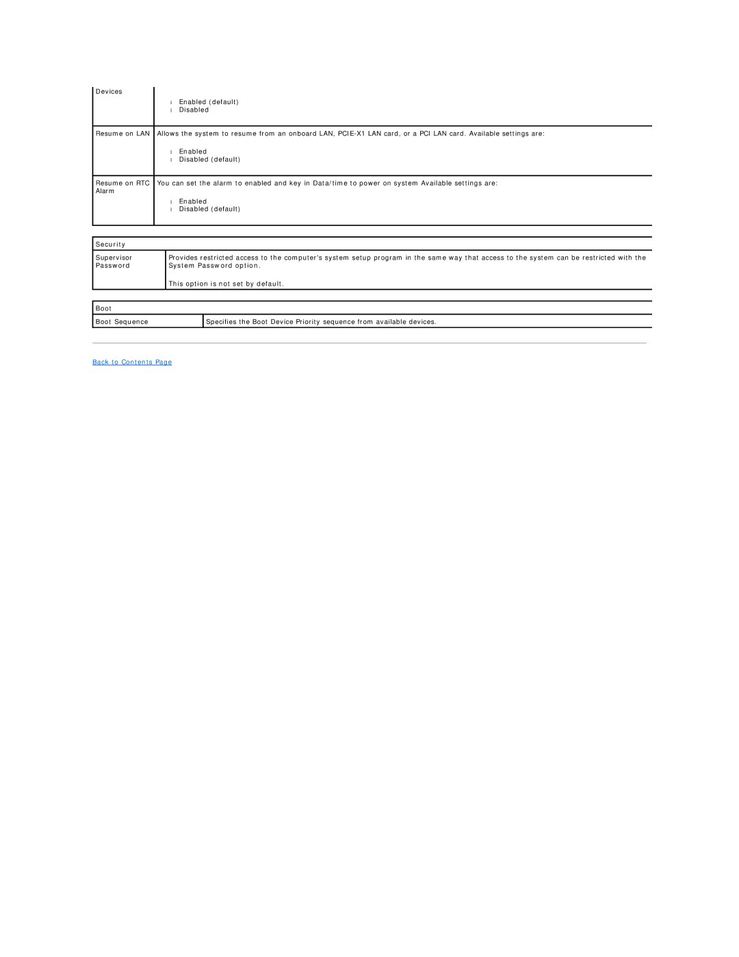 Dell 230S specifications Security 