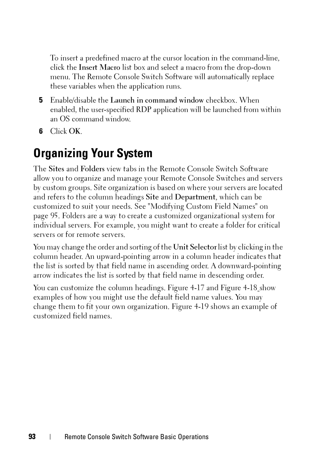 Dell 2321DS manual Organizing Your System 