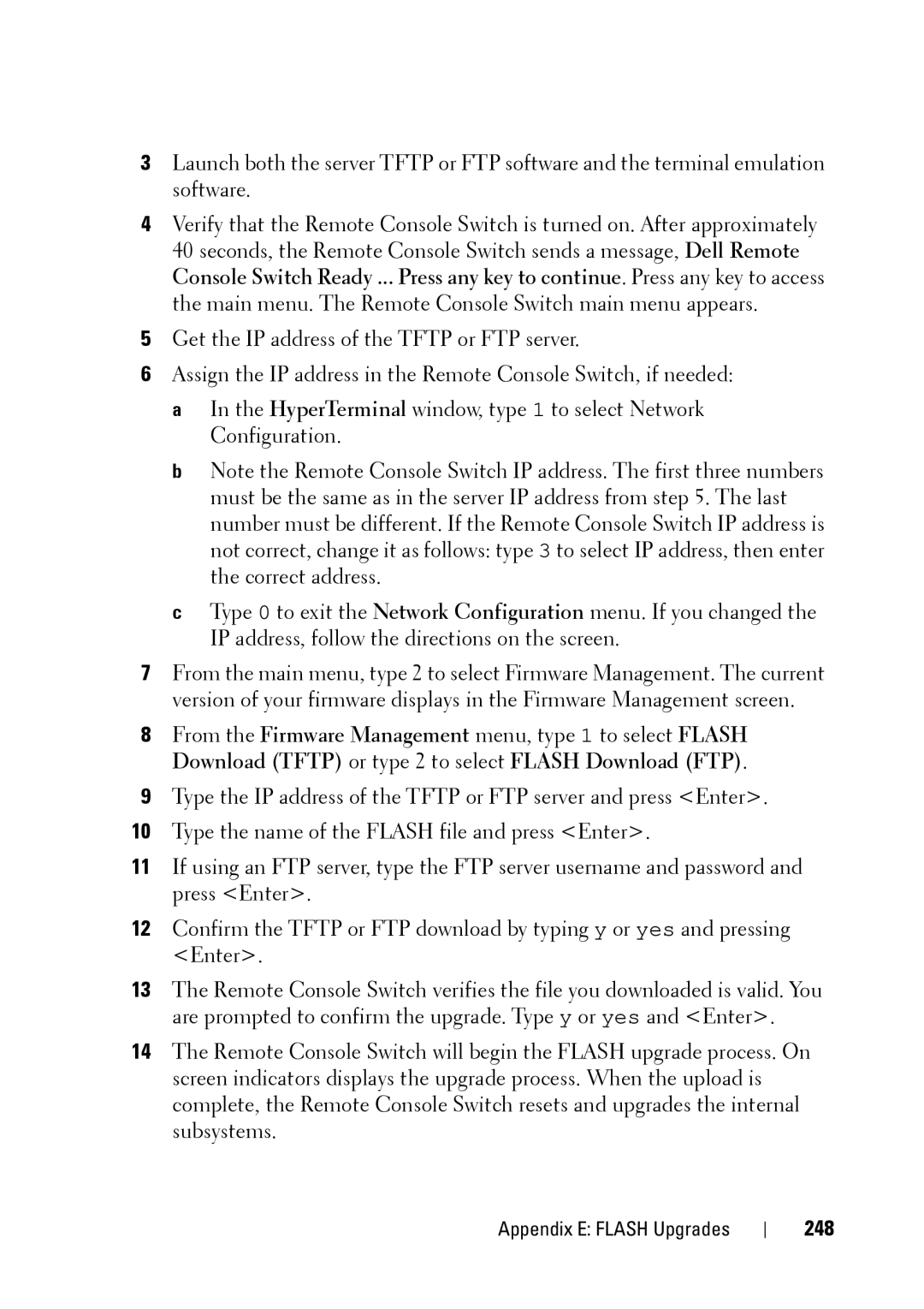 Dell 2321DS manual 248 