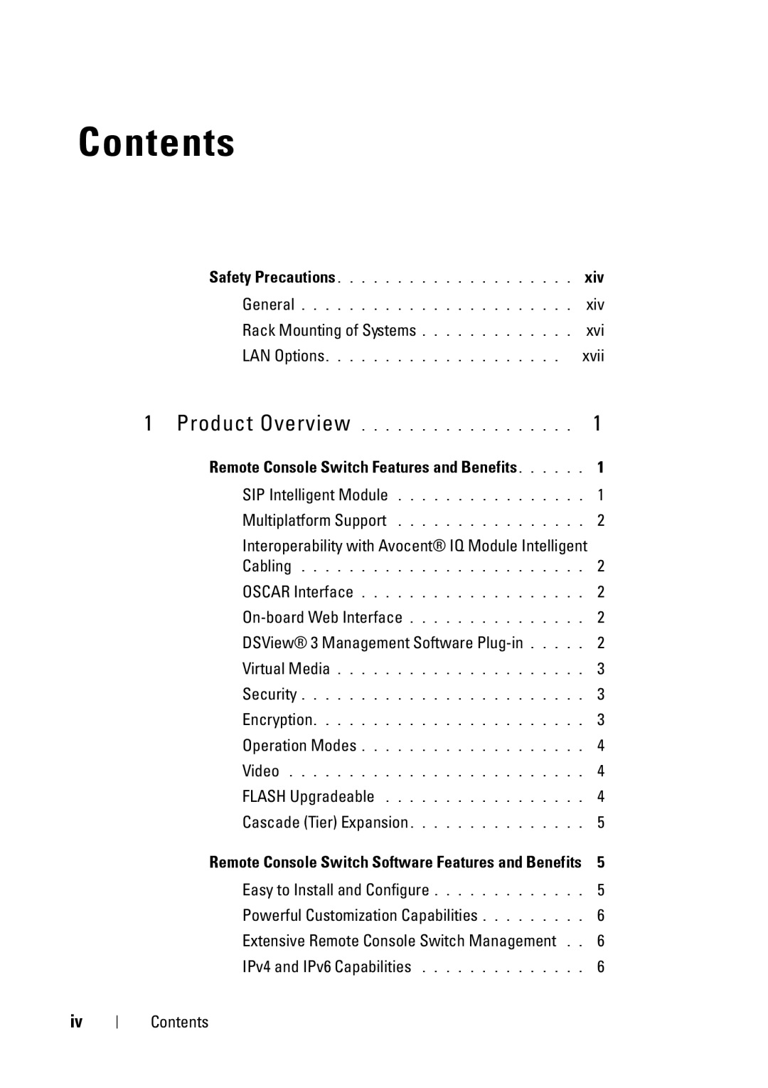 Dell 2321DS manual Contents 