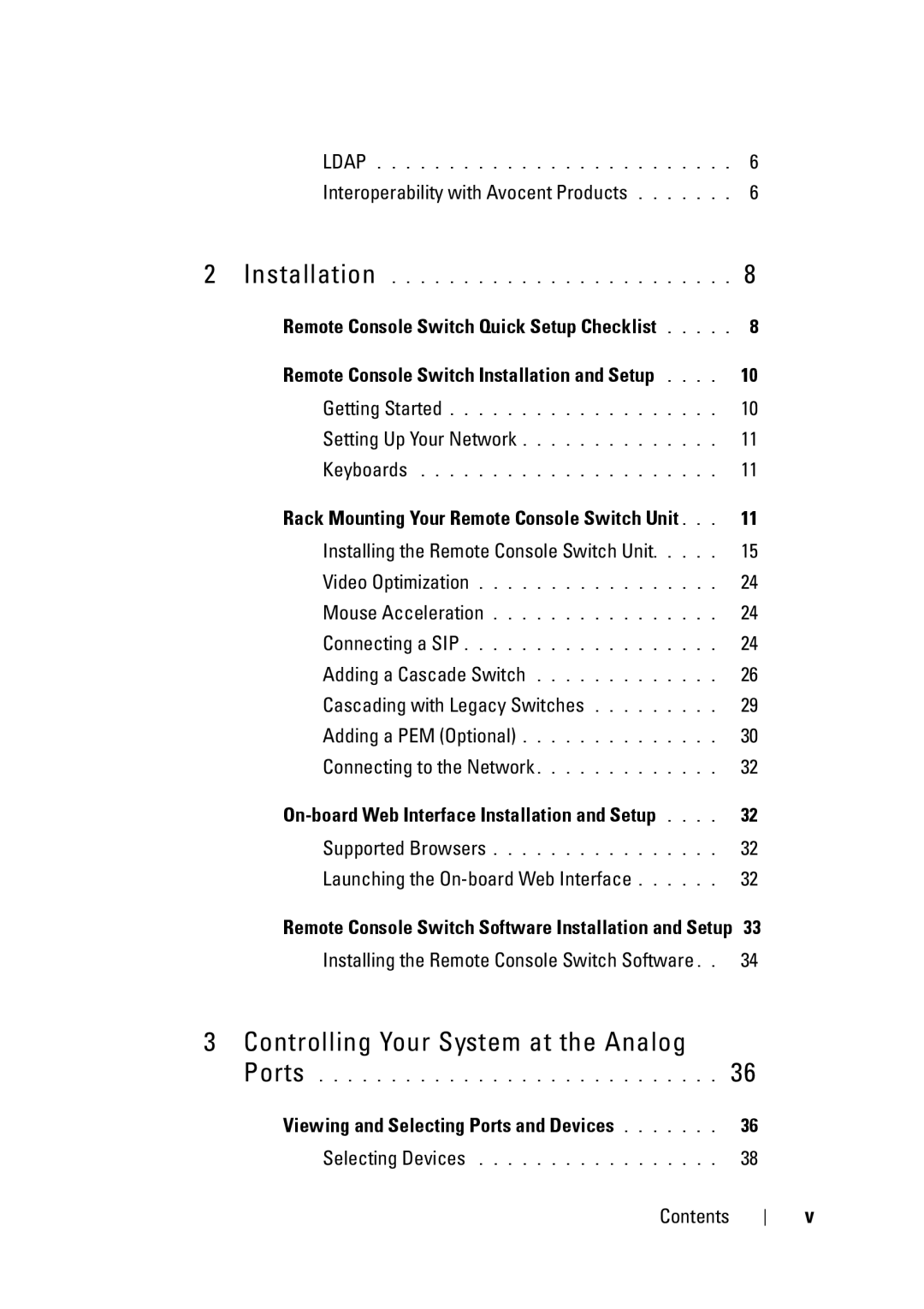 Dell 2321DS manual Controlling Your System at the Analog 