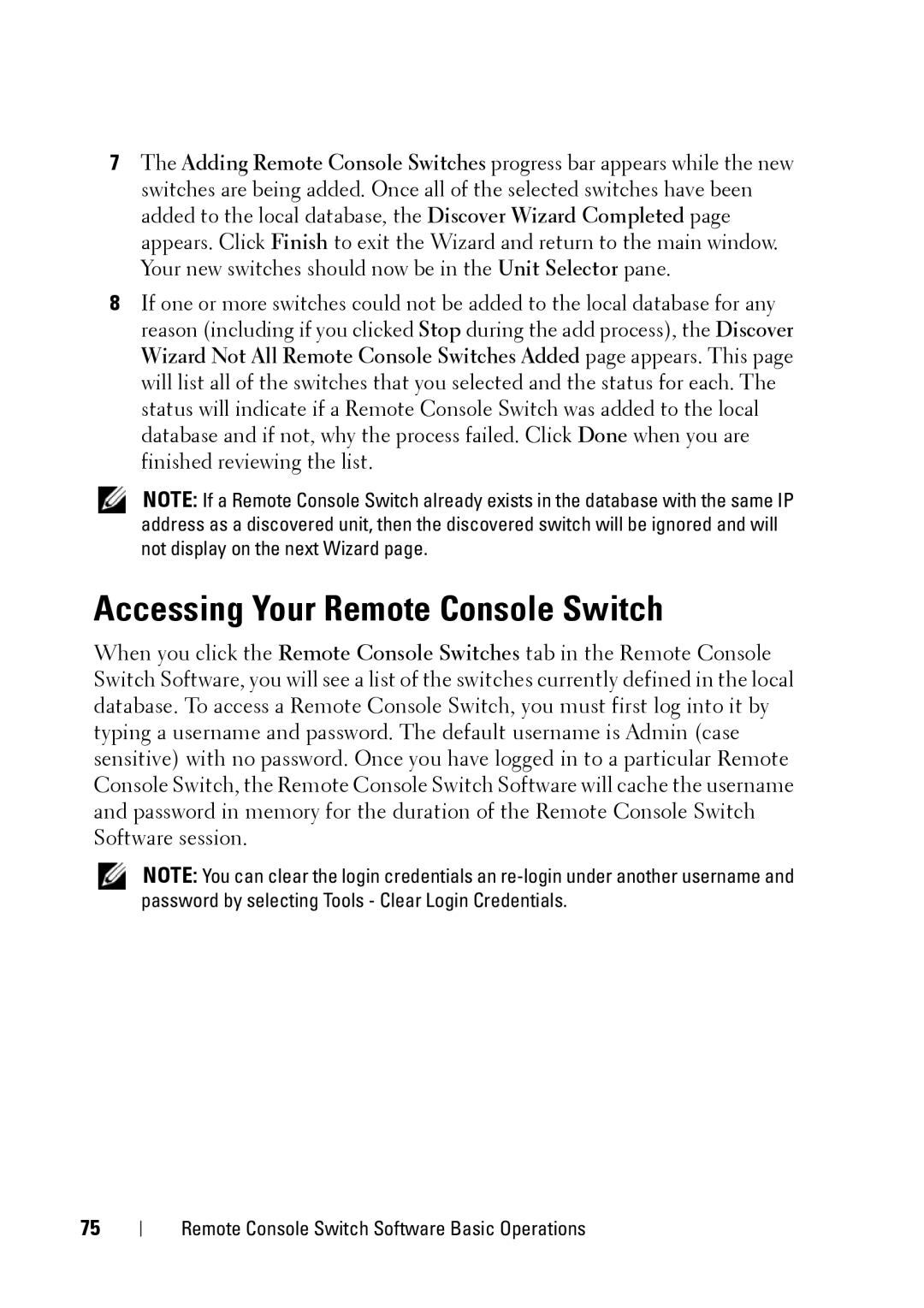 Dell 2321DS manual Accessing Your Remote Console Switch 