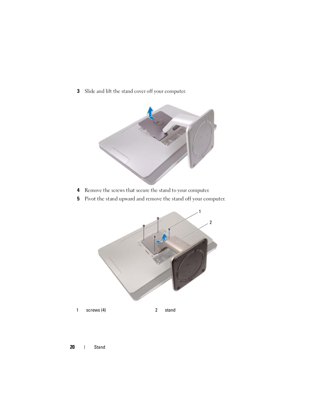 Dell 2330 owner manual Screws 