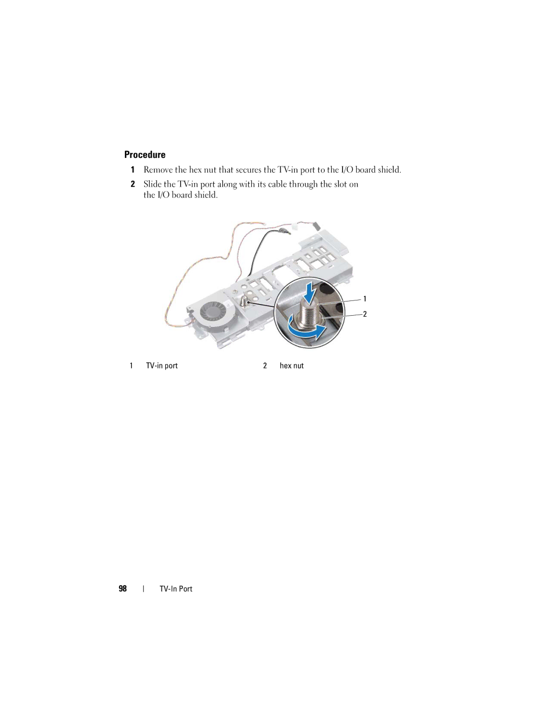 Dell 2330 owner manual Hex nut 