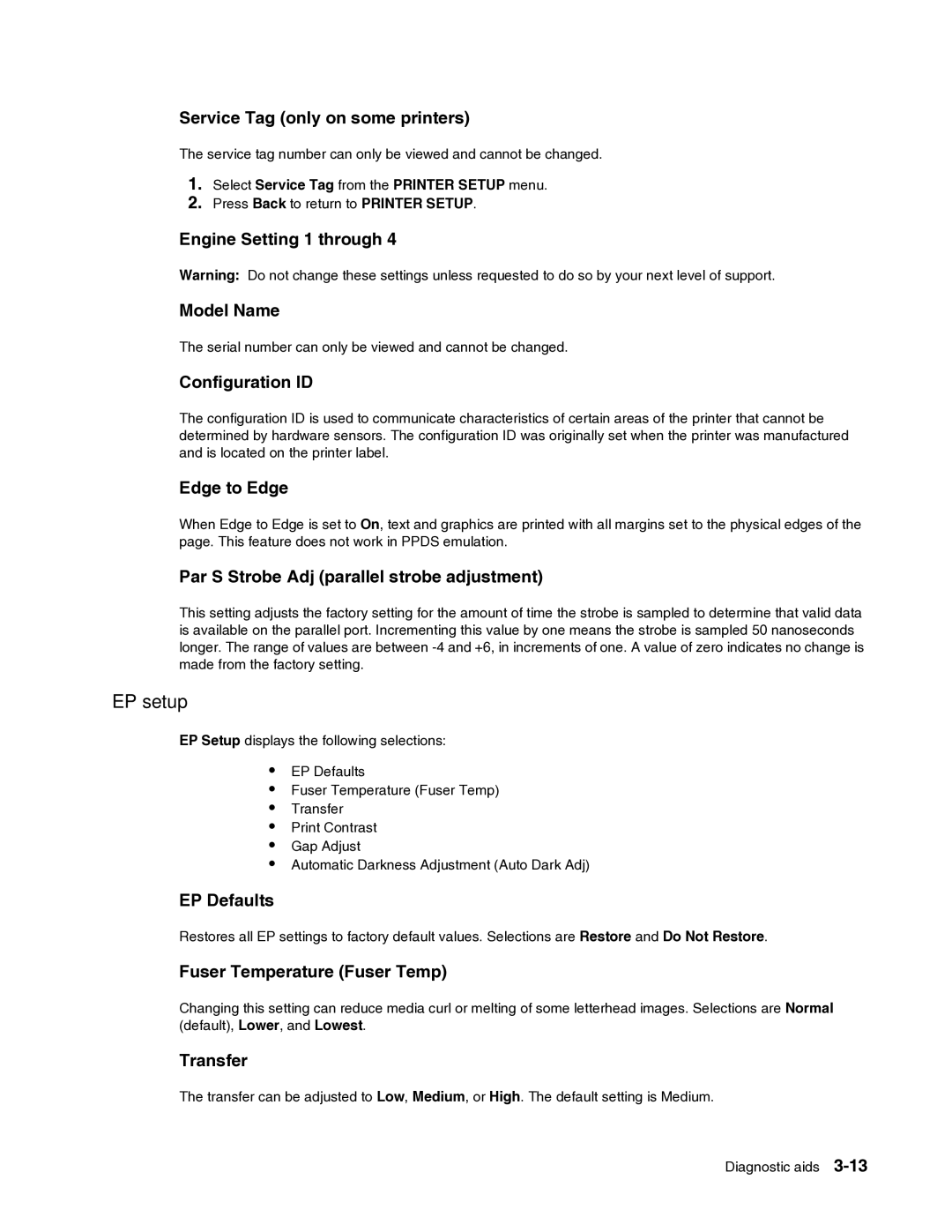 Dell 2330dn service manual EP setup 