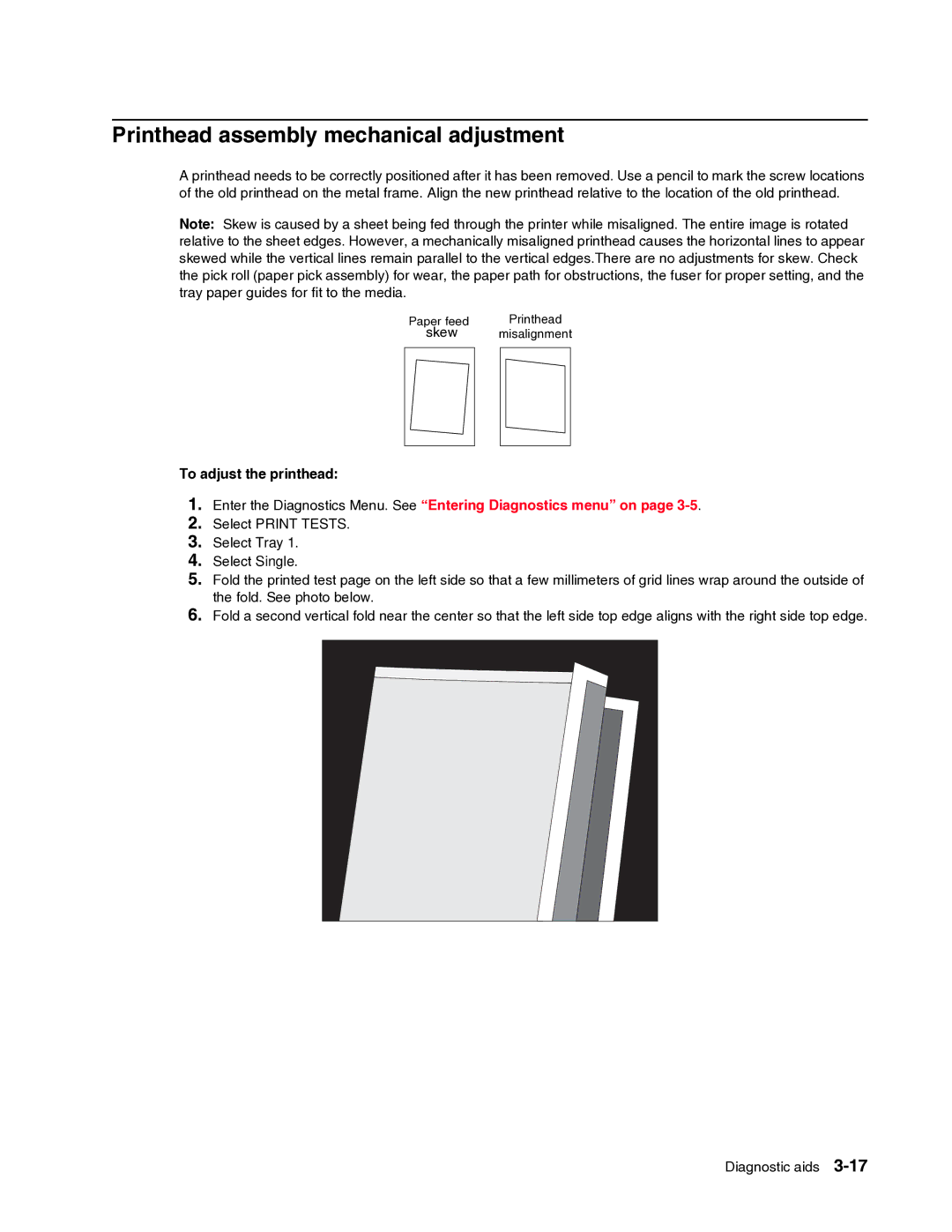 Dell 2330dn service manual Printhead assembly mechanical adjustment, To adjust the printhead 