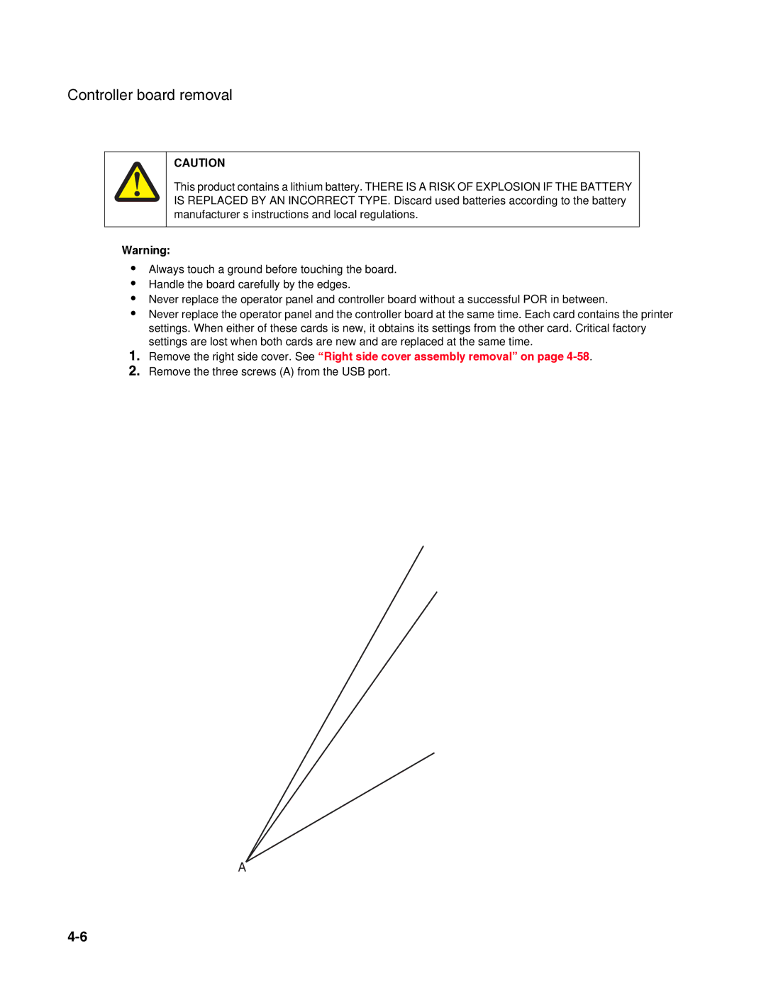 Dell 2330dn service manual Controller board removal 