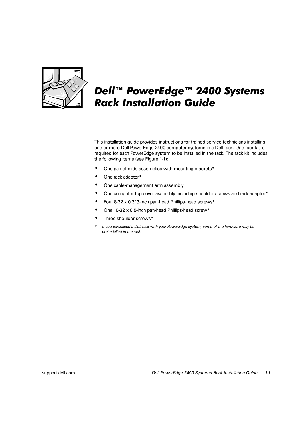 Dell 2400 manual 