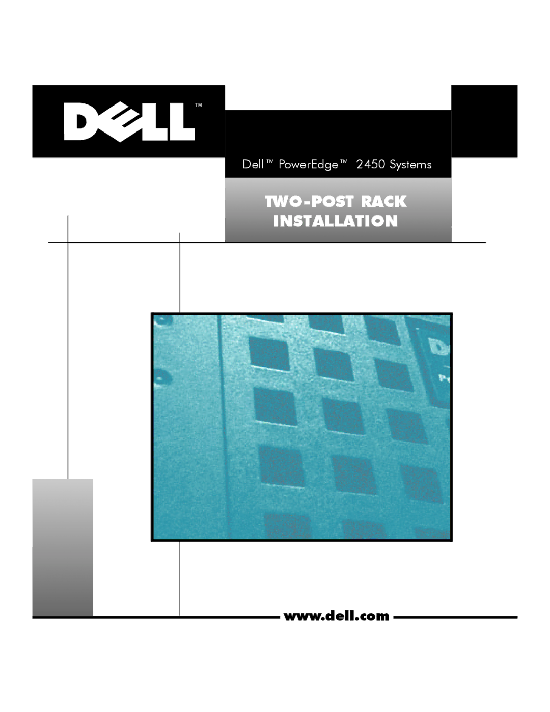 Dell 2450 manual TWO-POST Rack Installation 