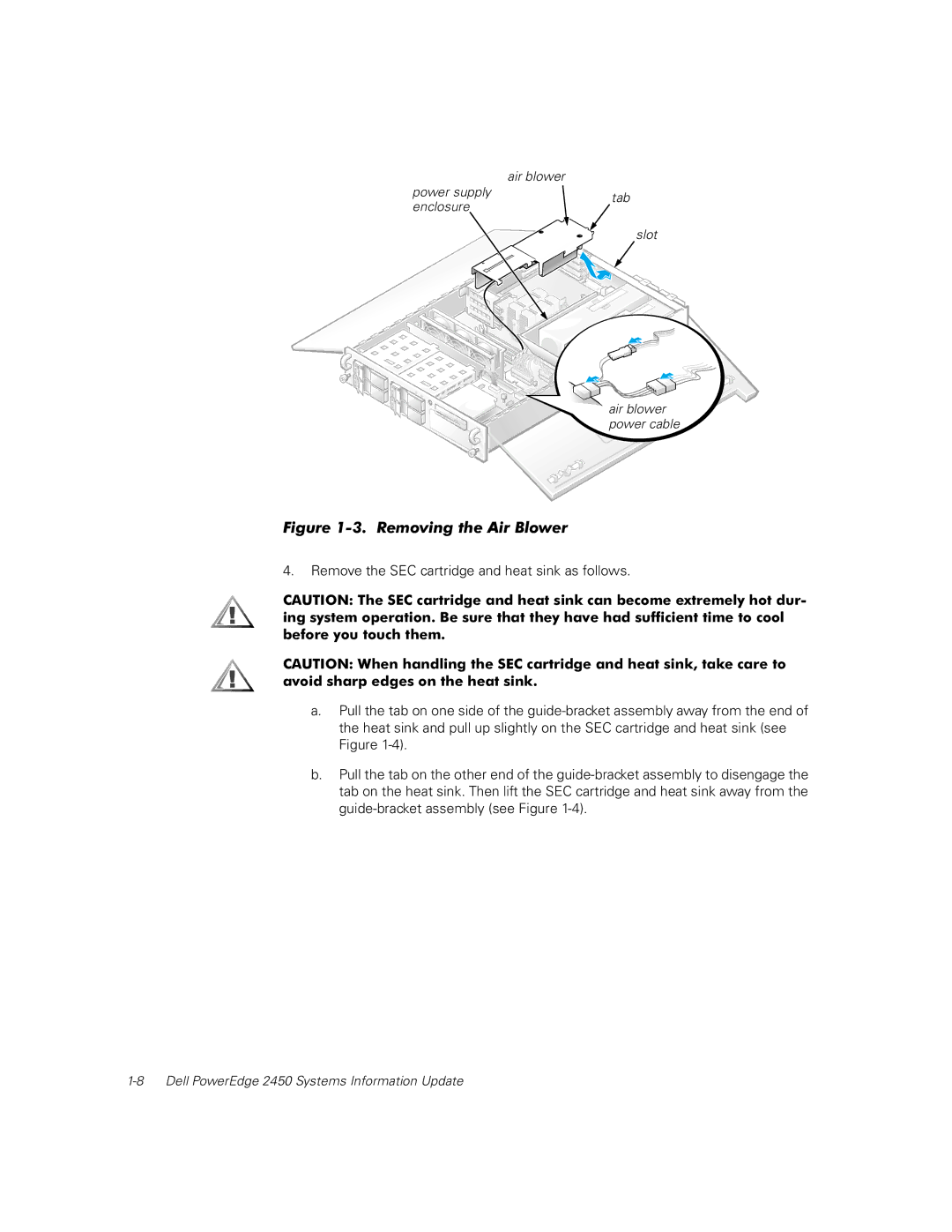 Dell manual Dell PowerEdge 2450 Systems Information Update 